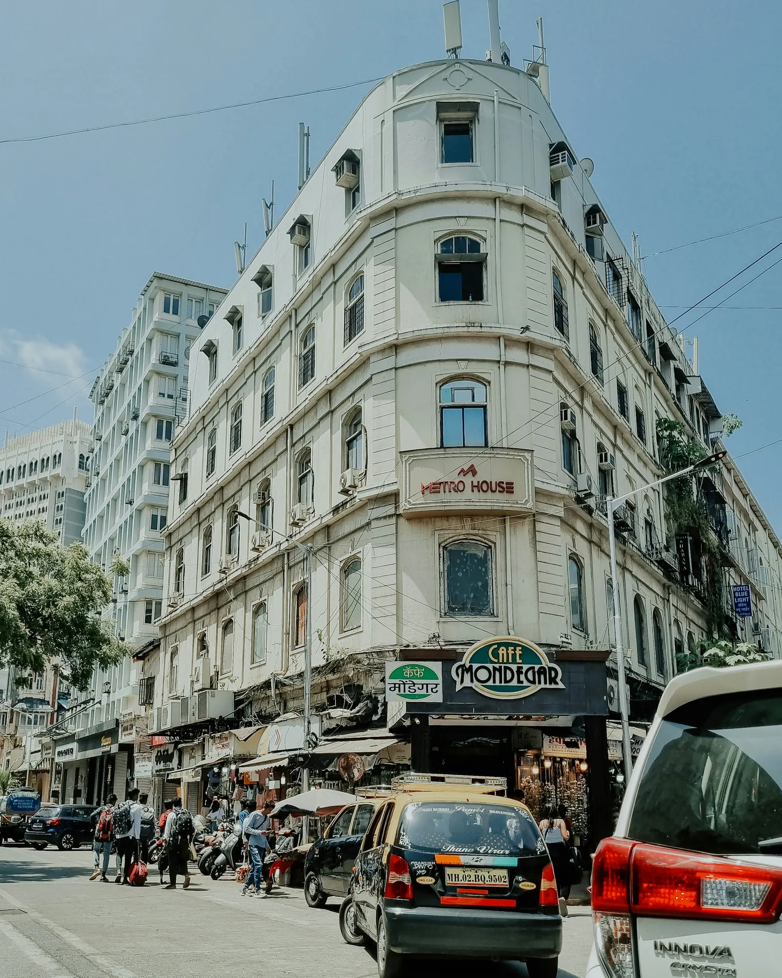 A corner building along South Mumbai’s heritage streets