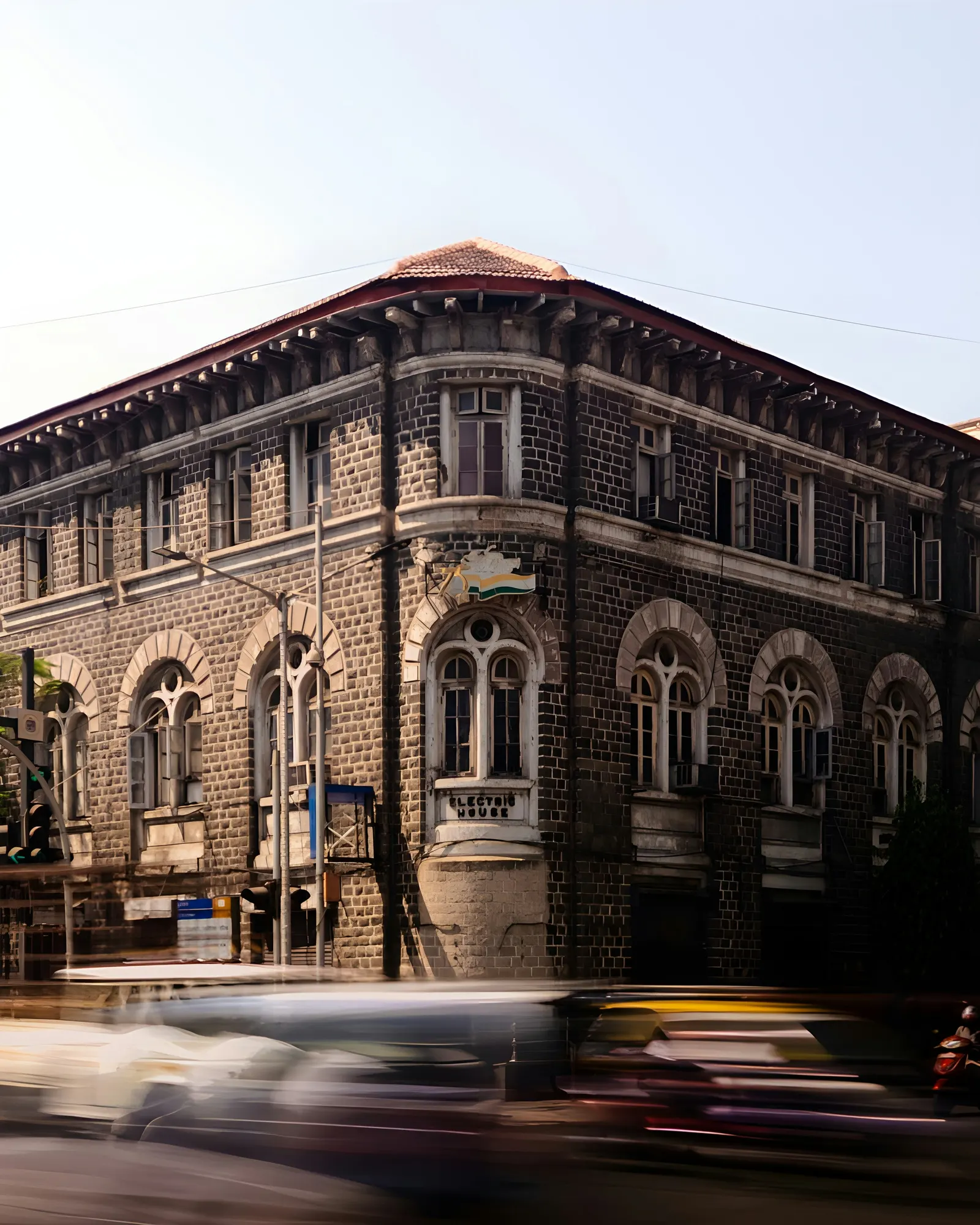 Arched windows and balconies on a heritage façade